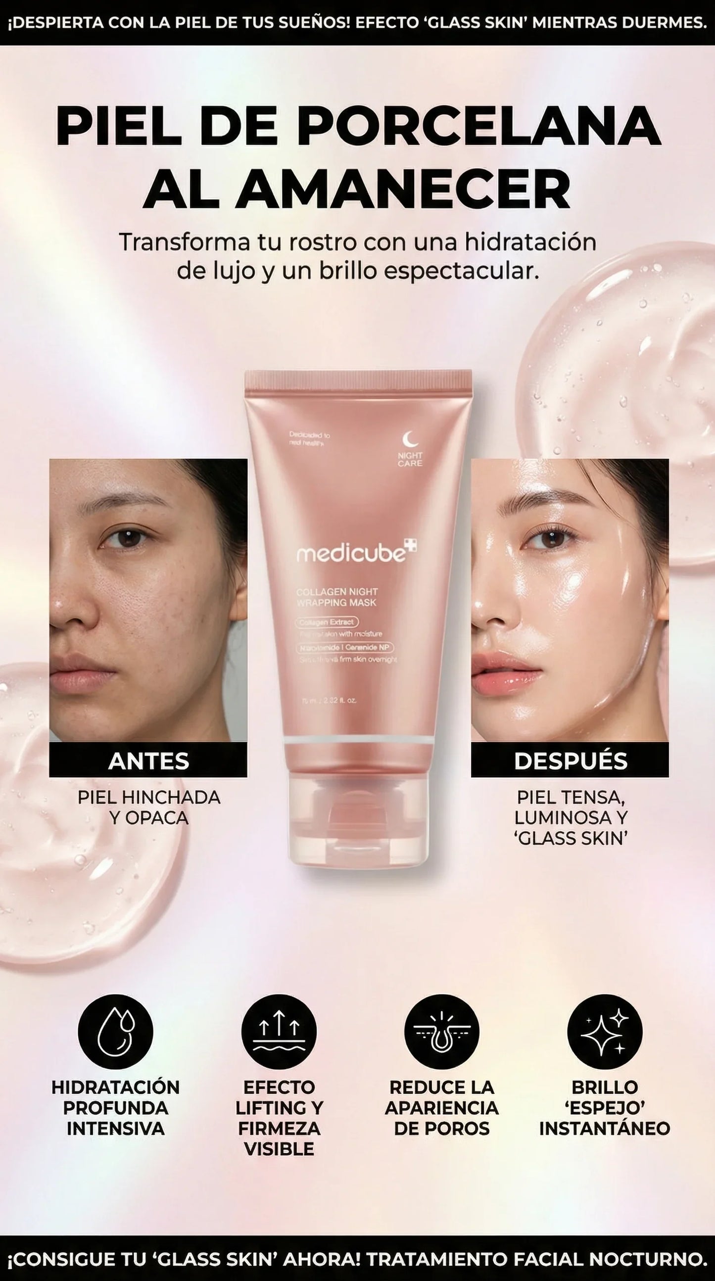 Medicube Recupera la Confianza y el Brillo Mientras Duermes